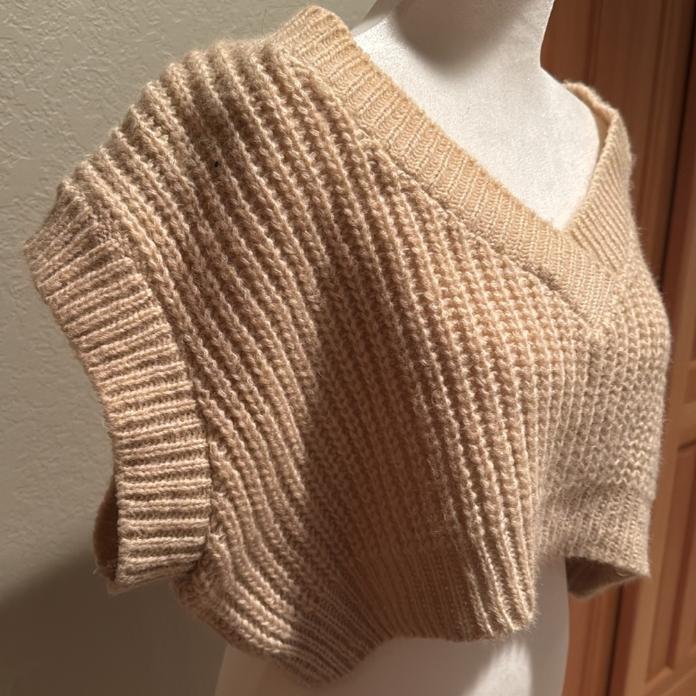 Size small Nasty Gal crop short sleeve sweater